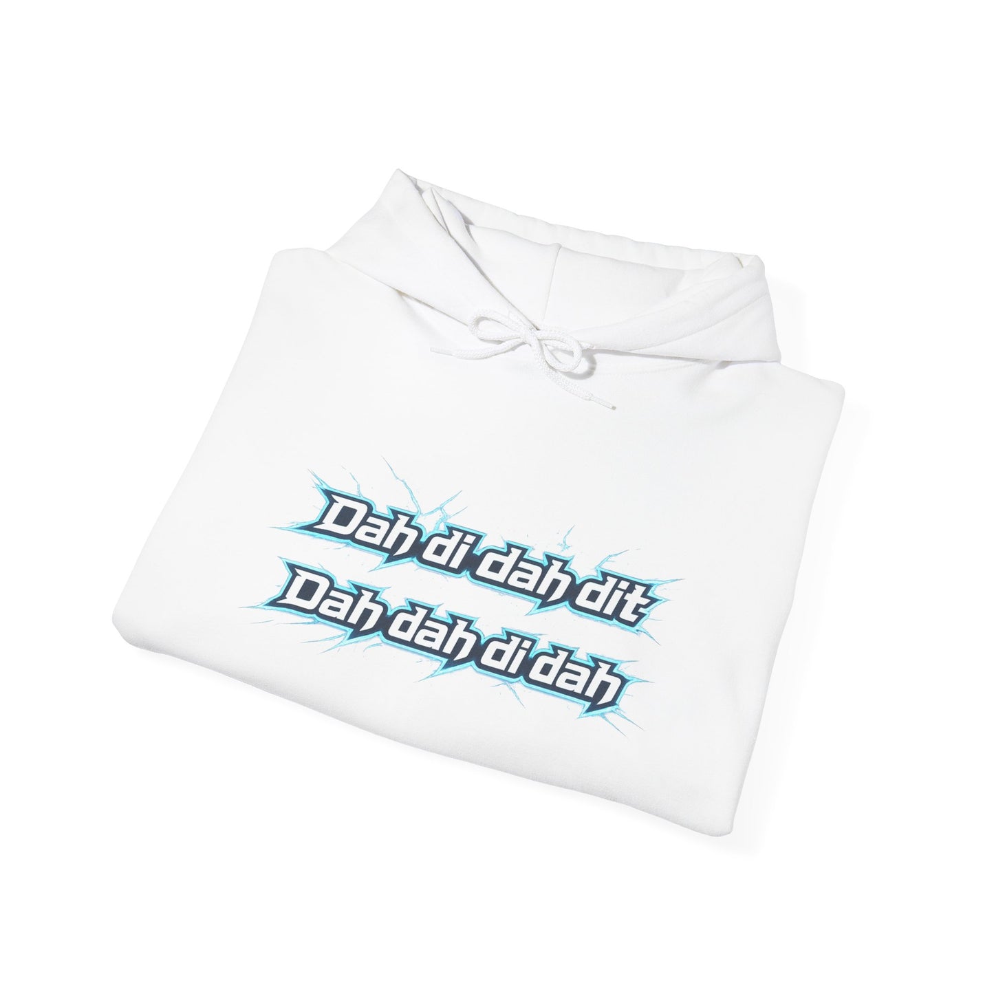 Lyric Bubble Hoodie — 'Dah di dah di dit / Dah dah di dah' Retro Text Sweatshirt