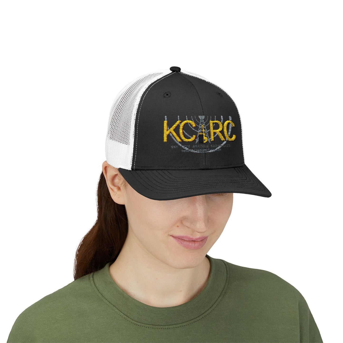 KCARC Embroidered Trucker Hat — Key City Amateur Radio Club Snapback
