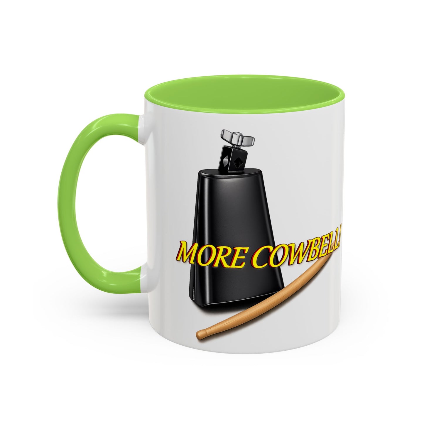 More Cowbell Mug — Funny Cowbell Coffee Cup (11oz/15oz)