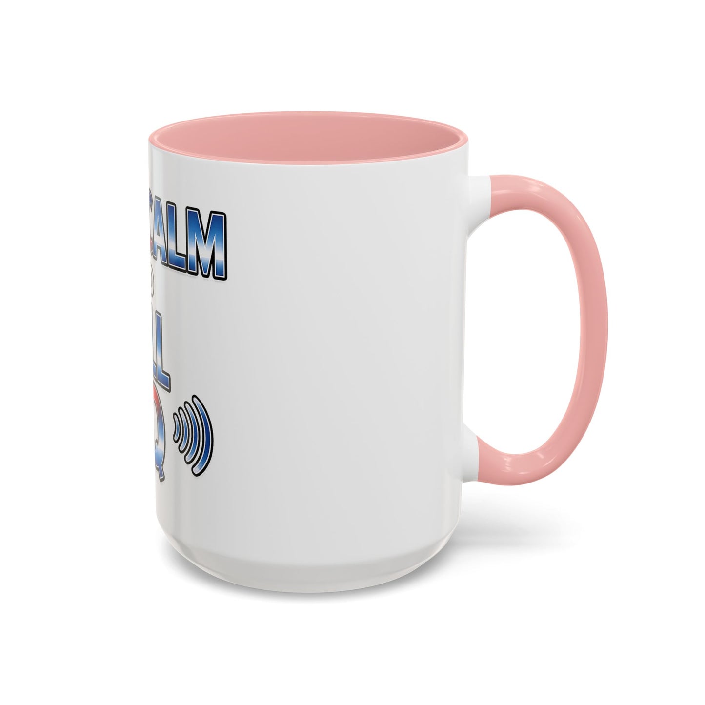 Keep Calm and Call CQ Accent Coffee Mug – Radio Operator Ham Radio Gift (11/15 oz)