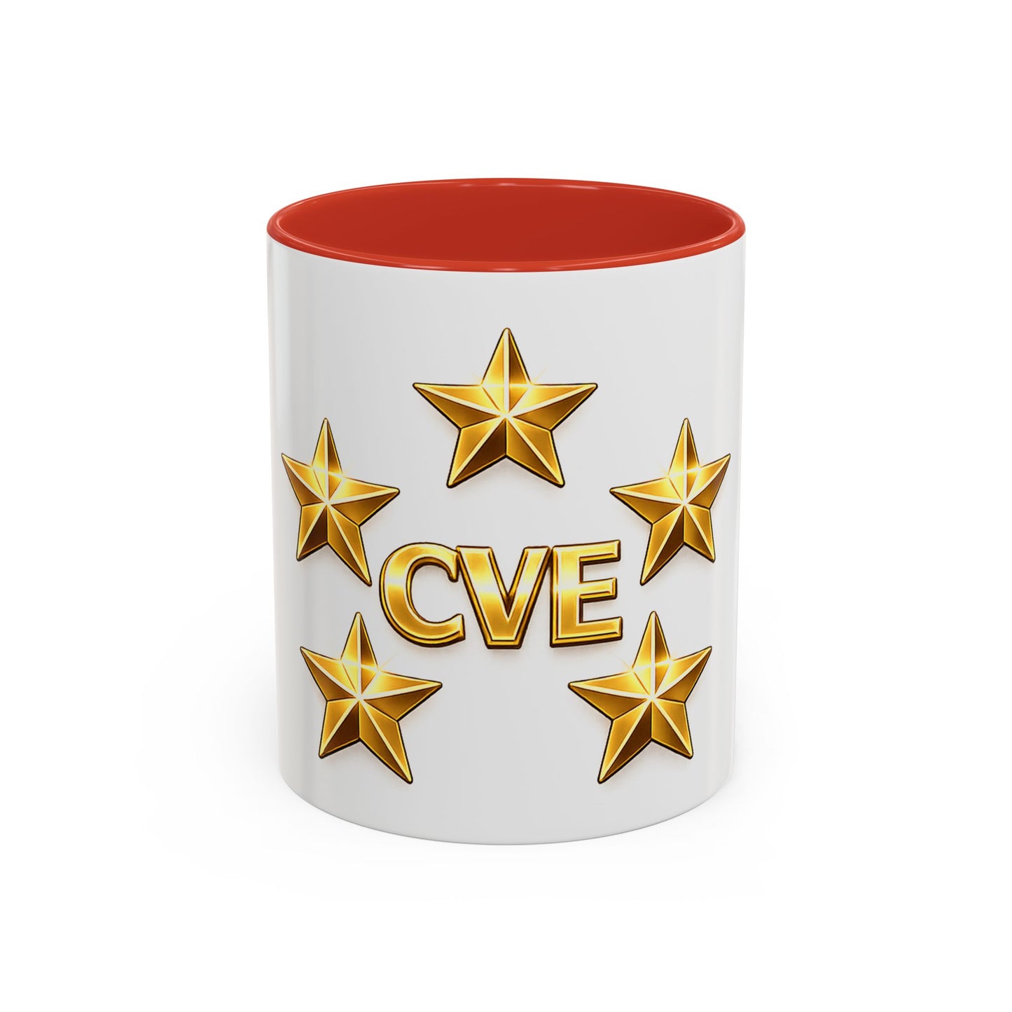 CVE Gold Star Coffee Mug — 11/15oz Accent Ceramic Mug