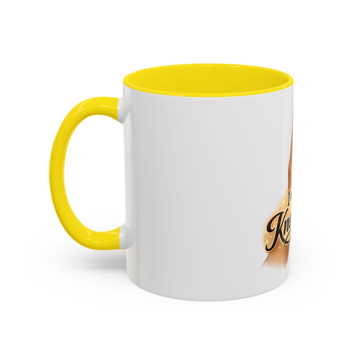 I Need My Knee Time Prayer Coffee Mug — Religious Prayer Hands Accent Mug