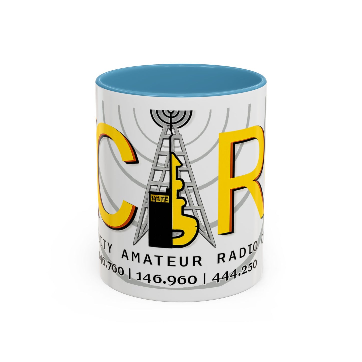 Key City Amateur Radio Club Accent Coffee Mug – Ham Radio Tower Logo (11oz & 15oz)