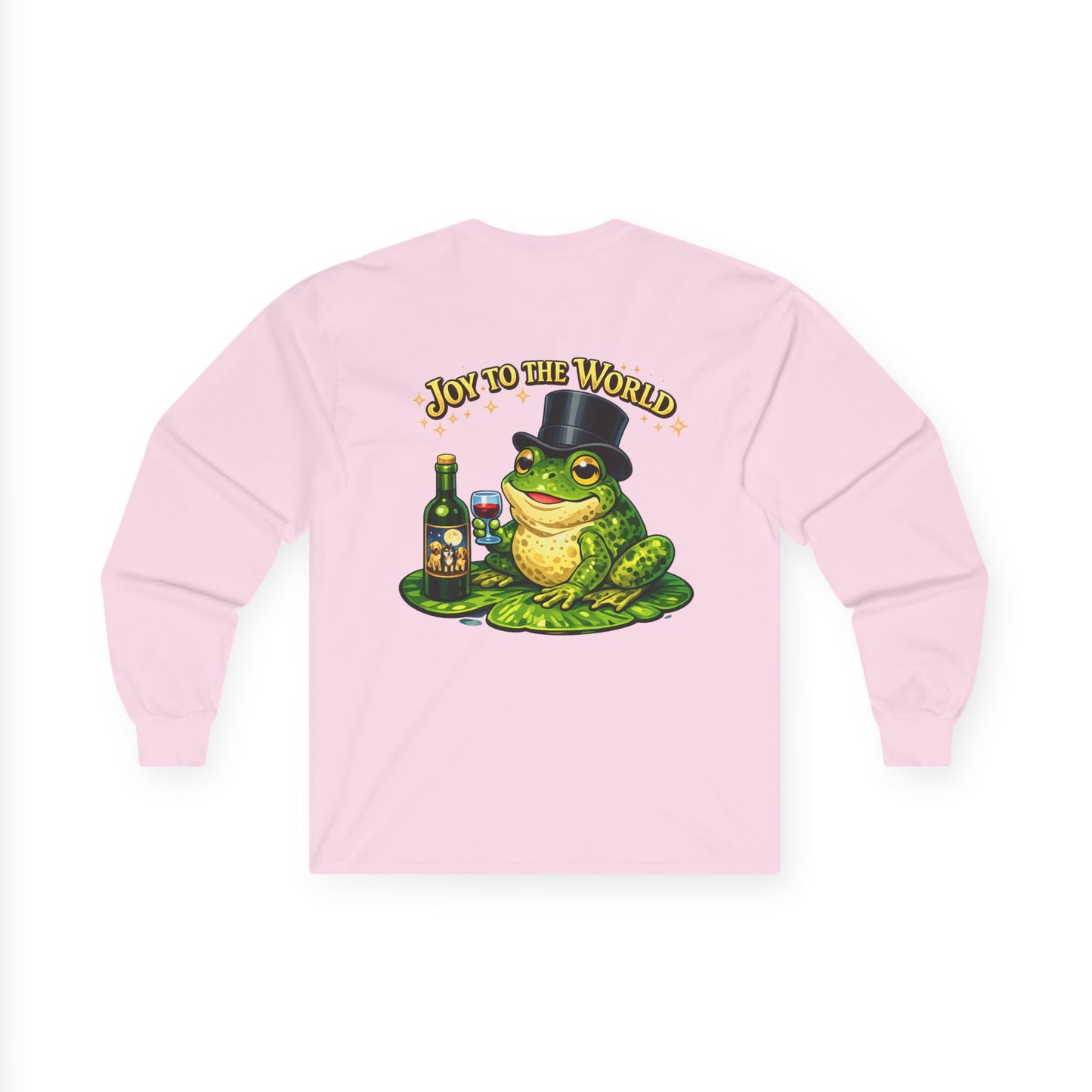 Joy to the World Frog Long Sleeve Tee