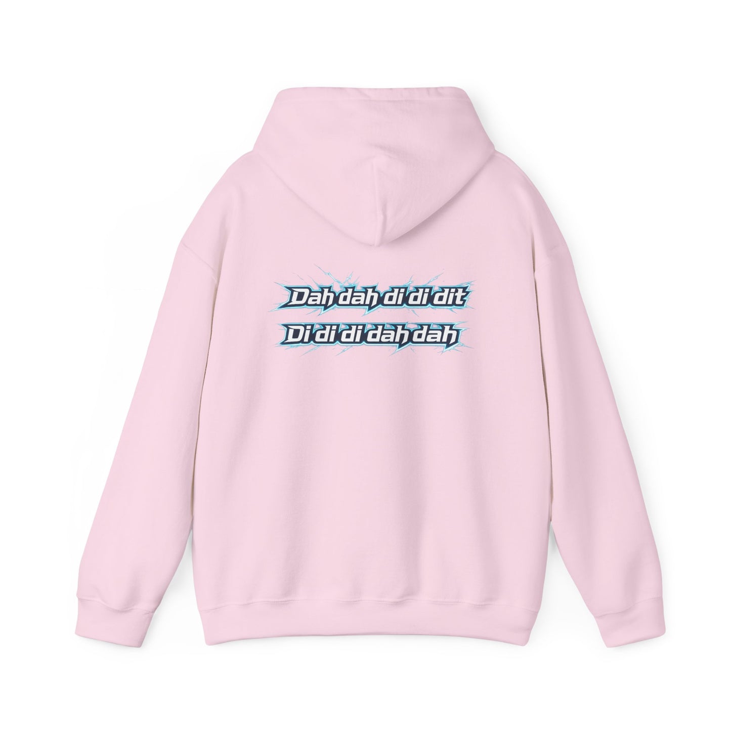 Lyric Bubble Hoodie — 'Dah di dah di dit / Dah dah di dah' Retro Text Sweatshirt