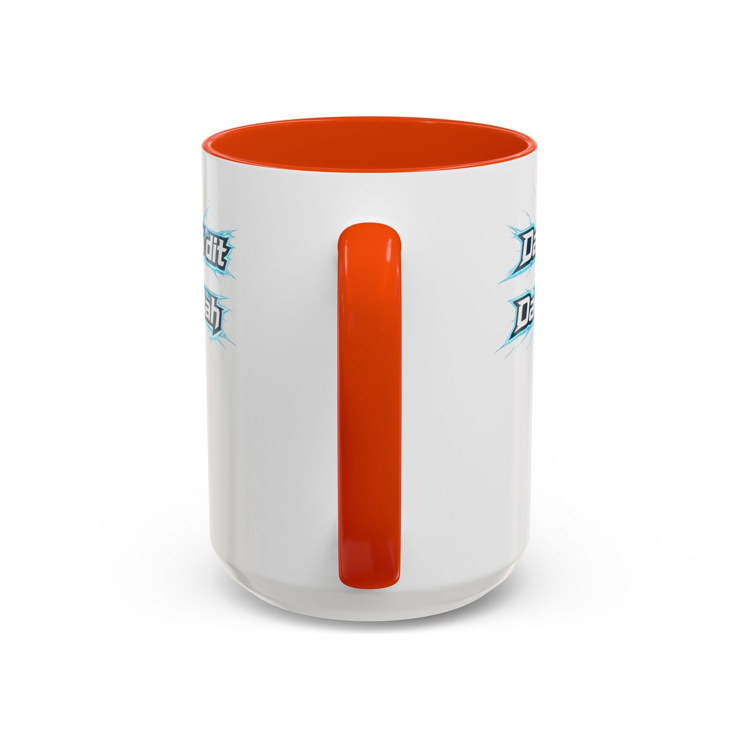 Novelty Mug — 'Dah di dah dit' Repeating Text Ceramic Coffee Cup (11oz & 15oz)