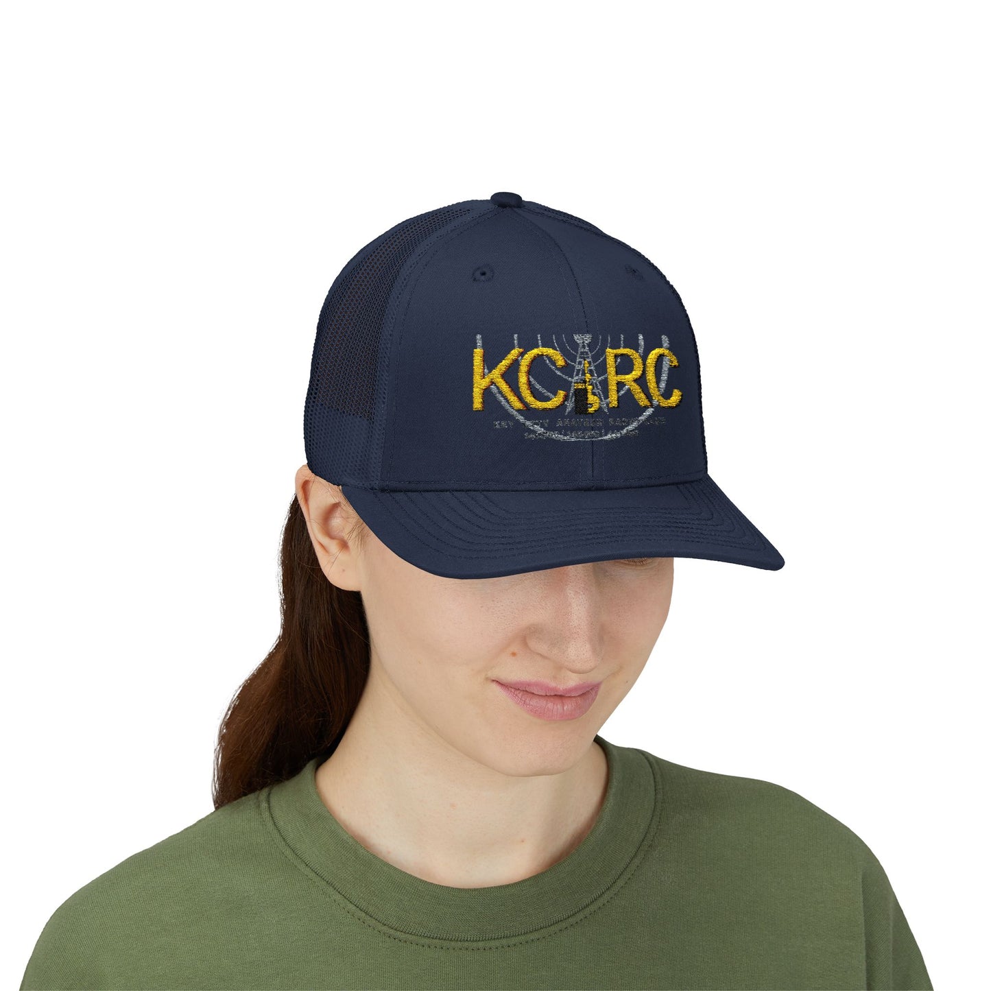 KCARC Embroidered Trucker Hat — Key City Amateur Radio Club Snapback