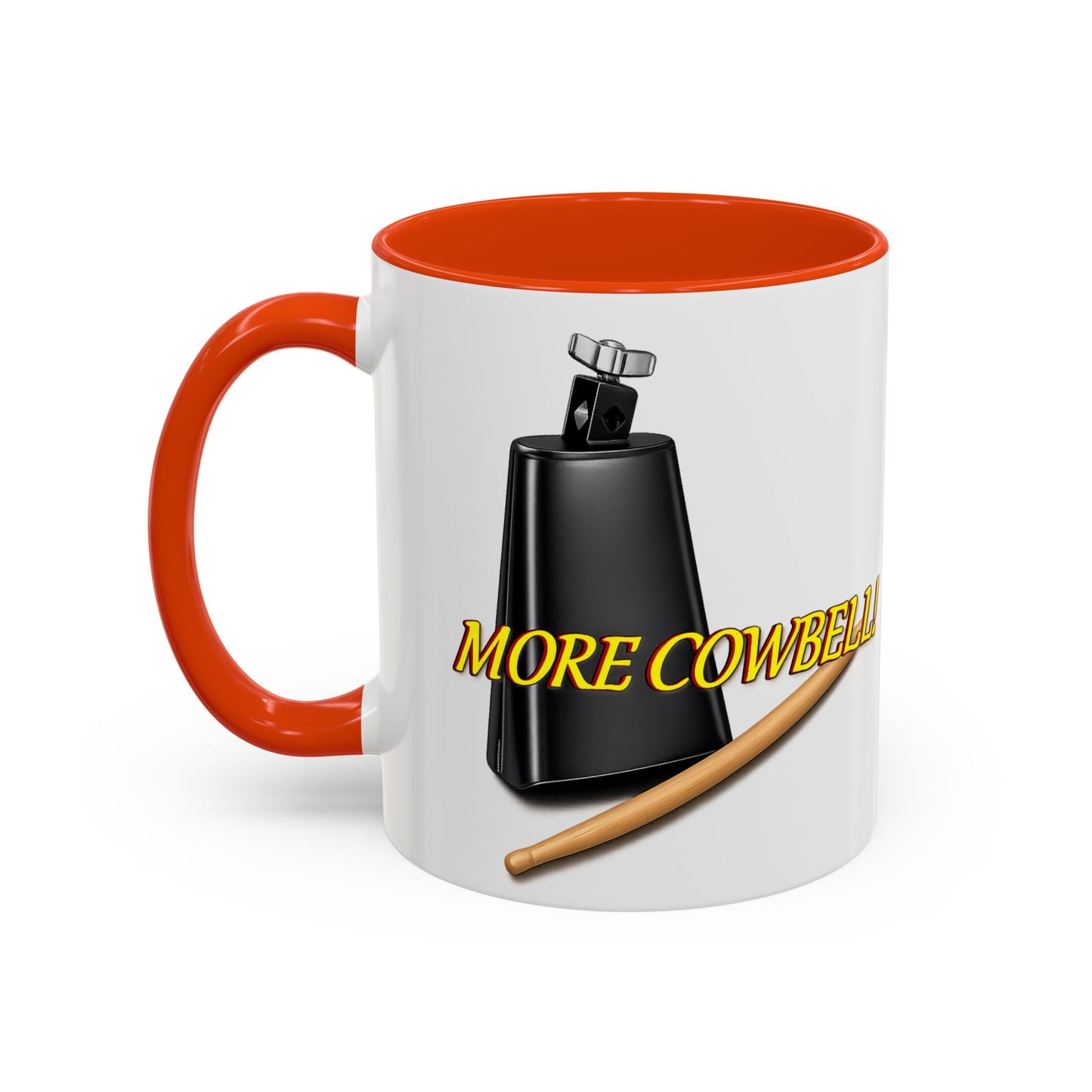 More Cowbell Mug — Funny Cowbell Coffee Cup (11oz/15oz)