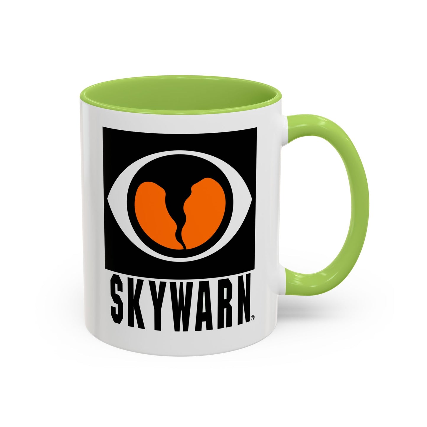Skywarn Logo Accent Coffee Mug – Storm Spotter Weather Enthusiast Gift 11oz or 15oz