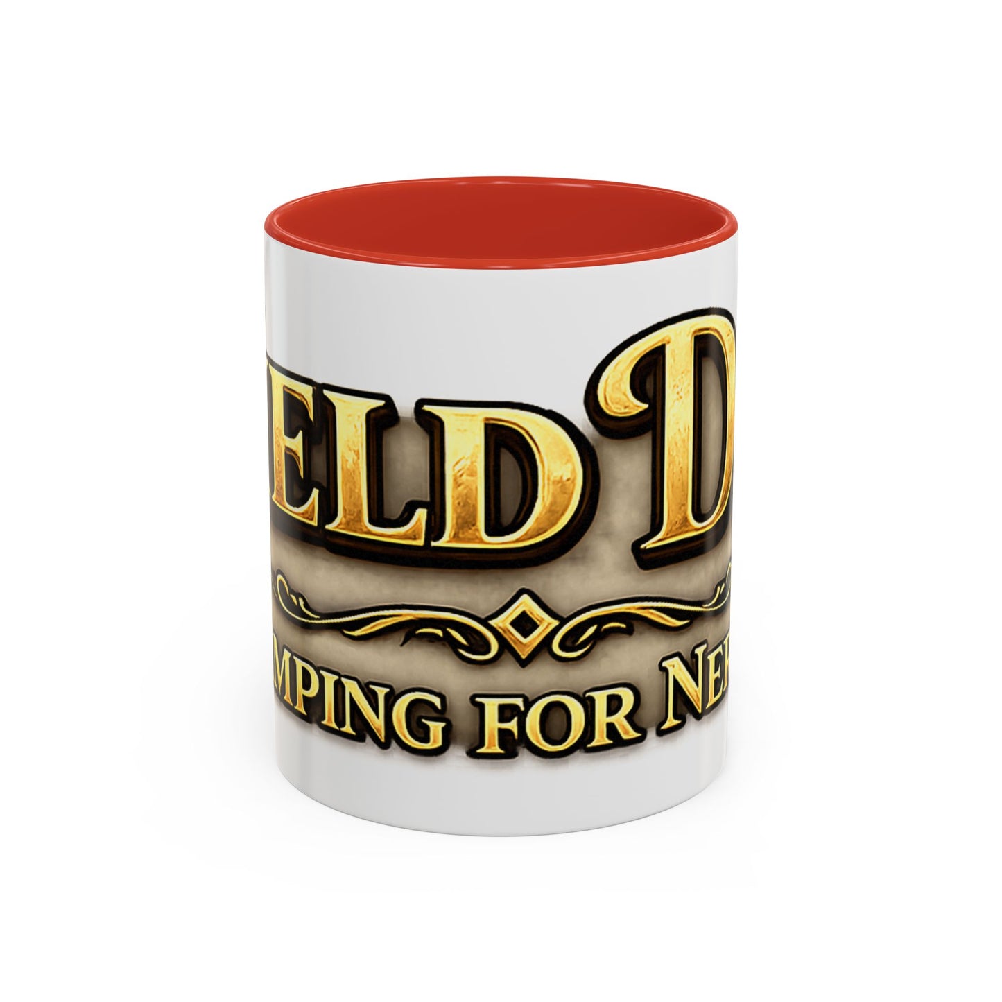Field Day Coffee Mug — Funny ‘Camping for Nerds’ Gamer & Fantasy Fan Gift (11/15oz Accent Mug)