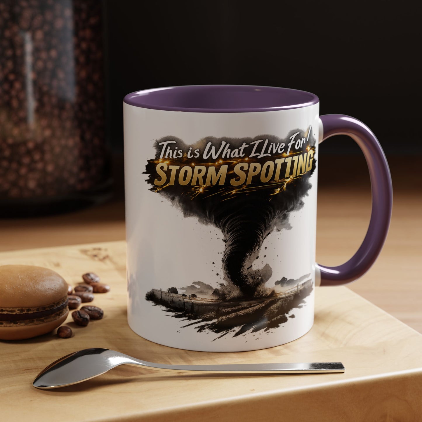 "This Is What I Live For" Storm Spotting Coffee Mug —Tornado Design (11/15oz)