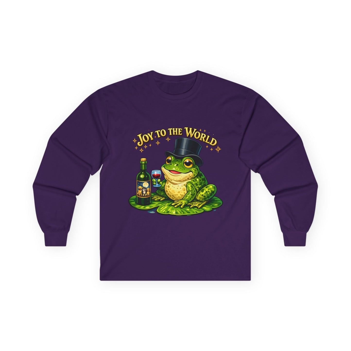 Joy to the World Frog Long Sleeve Tee