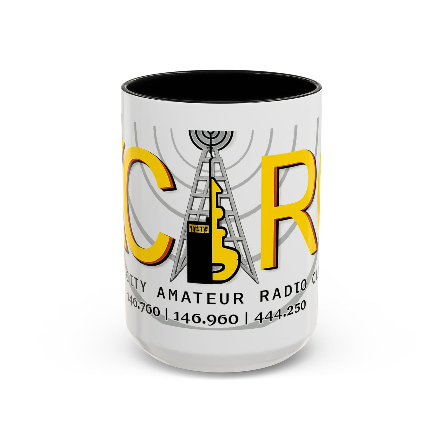 Key City Amateur Radio Club Accent Coffee Mug – Ham Radio Tower Logo (11oz & 15oz)