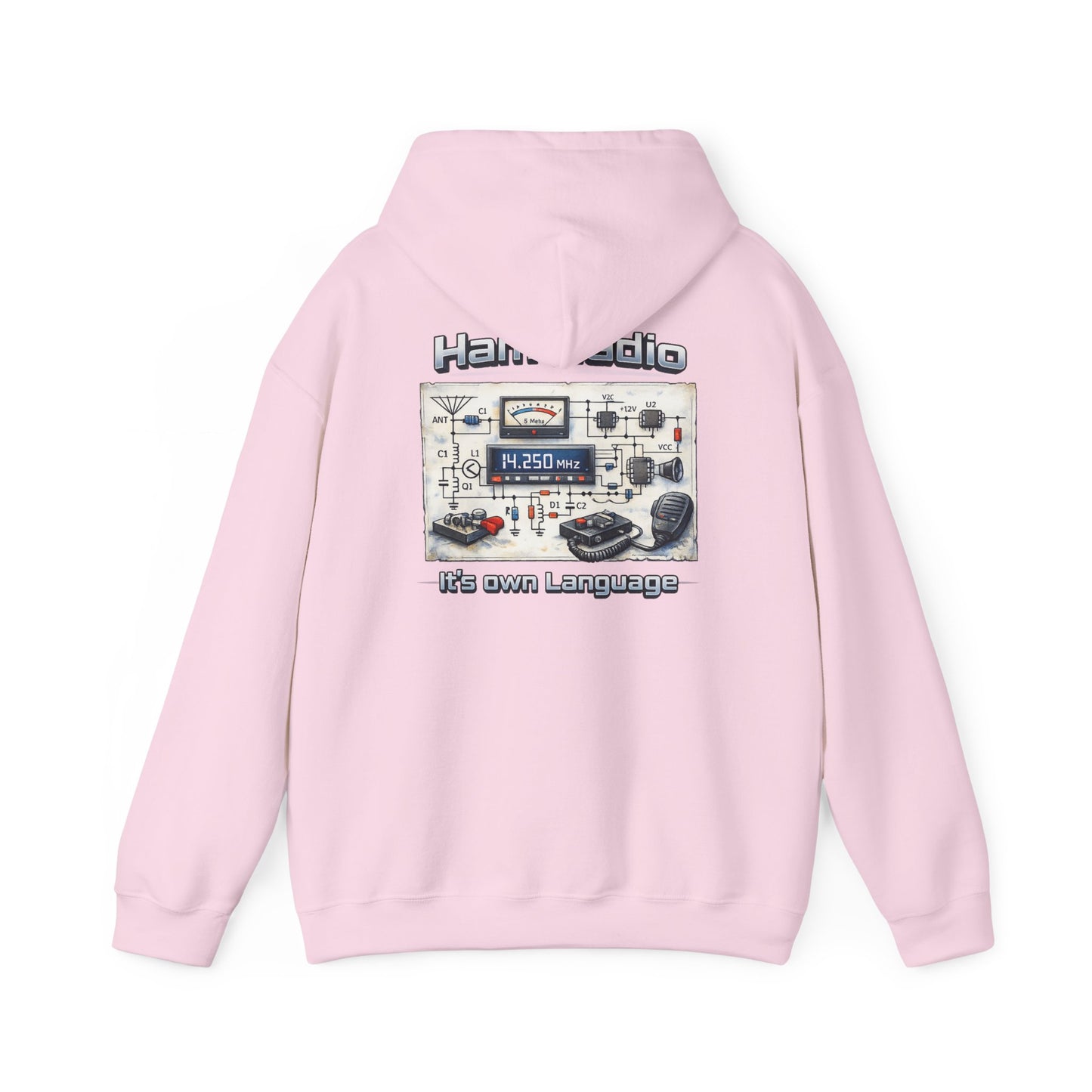 "Ham Radio: It's Our Language" Pullover for Amateur Radio Enthusiasts