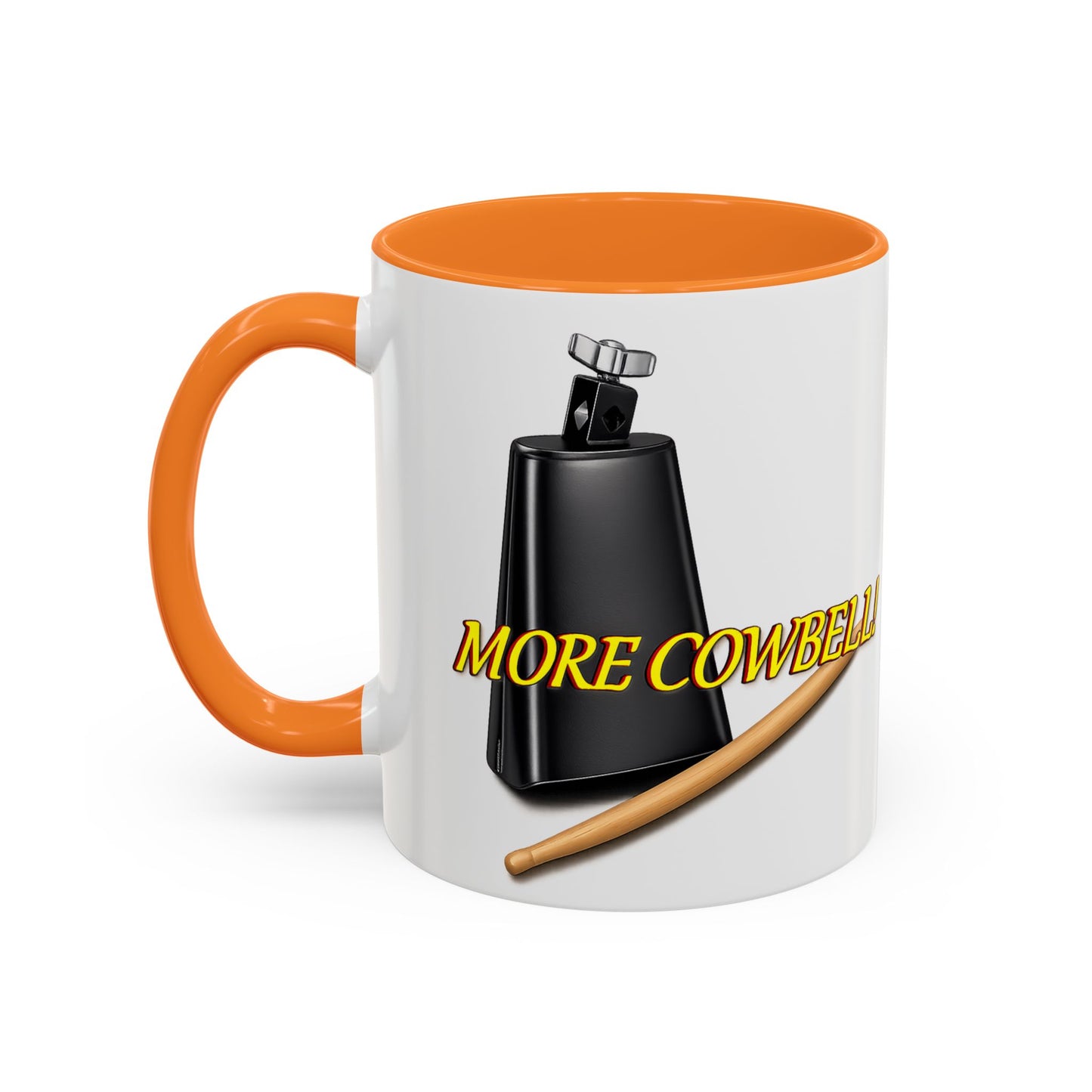 More Cowbell Mug — Funny Cowbell Coffee Cup (11oz/15oz)