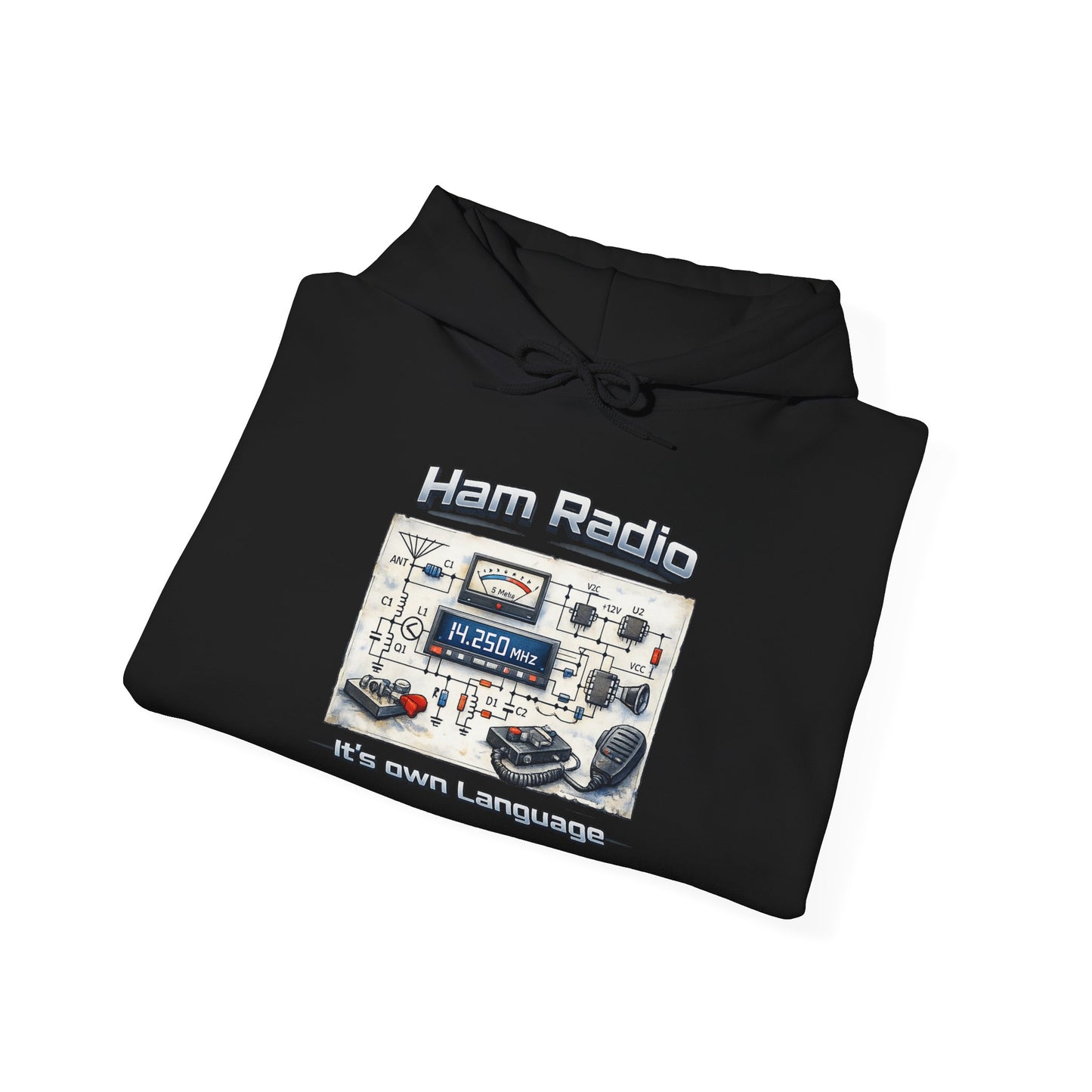"Ham Radio: It's Our Language" Pullover for Amateur Radio Enthusiasts