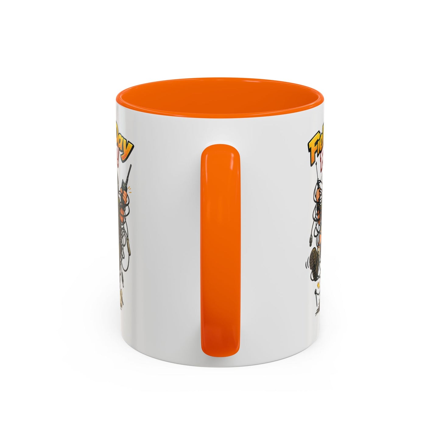 Field Day Fun! Accent Coffee Mug – Humorous Outdoor Adventure Ham Gift (11/15oz)