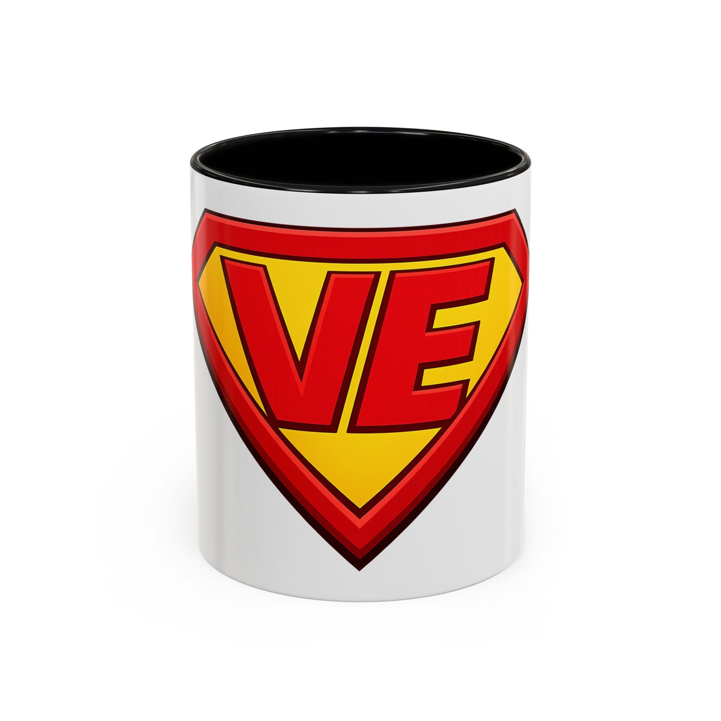 Volunteer Examiner Coffee Mug — Retro Superhero Design (11/15oz)