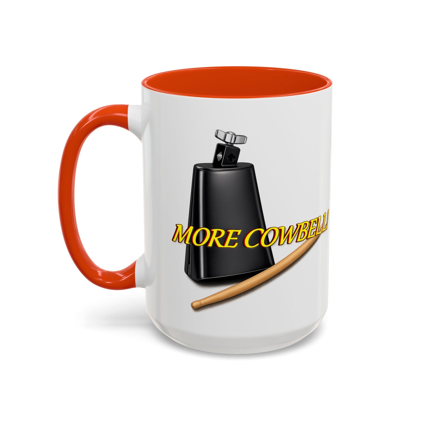 More Cowbell Mug — Funny Cowbell Coffee Cup (11oz/15oz)
