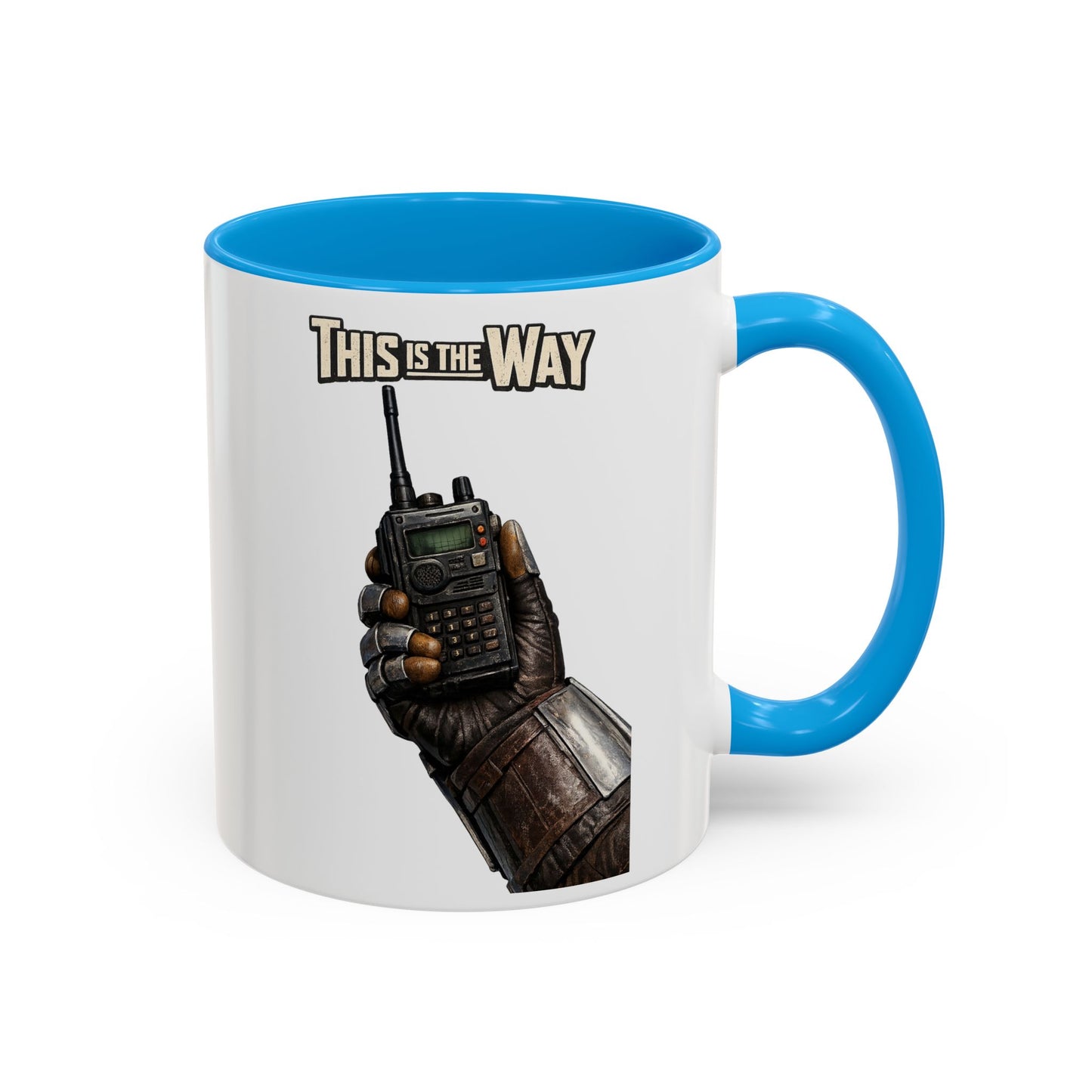 This Is The Way Mug — Mandalorian Radio Hand Coffee Cup (11oz & 15oz)