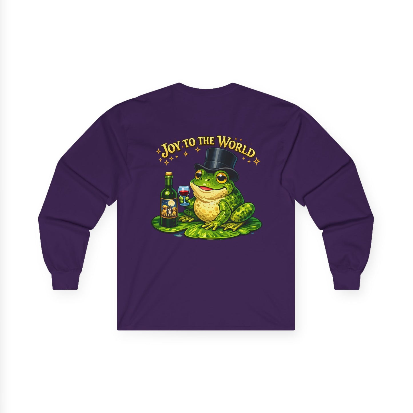 Joy to the World Frog Long Sleeve Tee