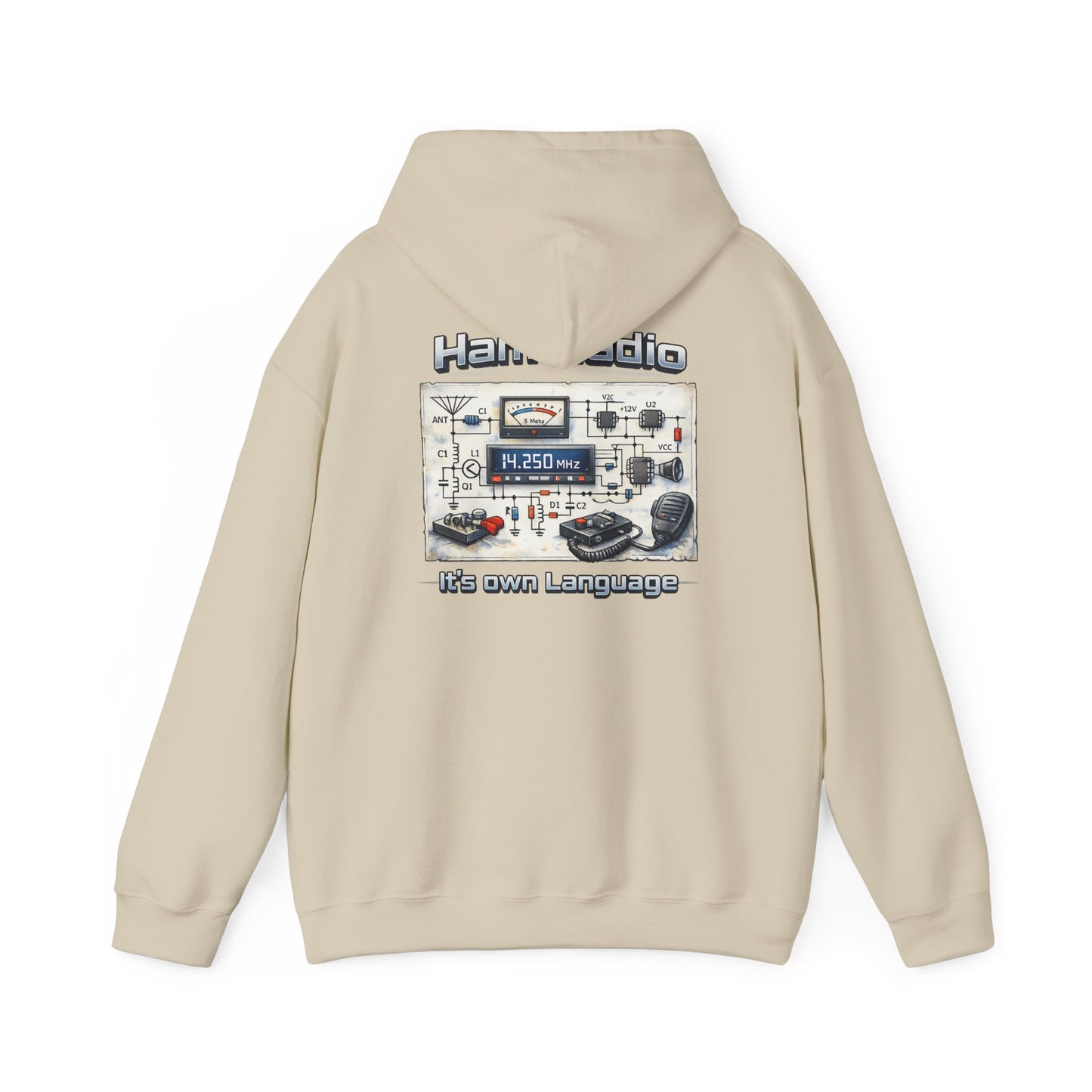 "Ham Radio: It's Our Language" Pullover for Amateur Radio Enthusiasts