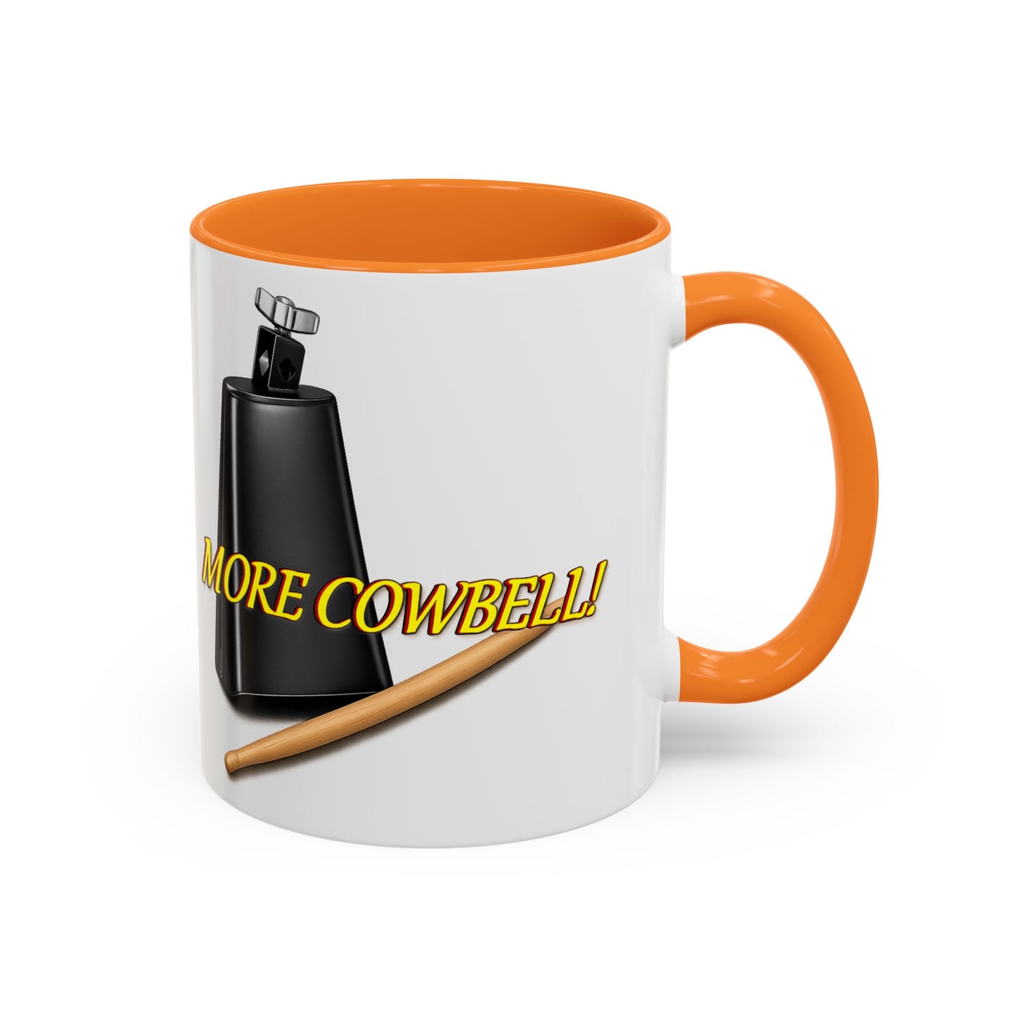 More Cowbell Mug — Funny Cowbell Coffee Cup (11oz/15oz)