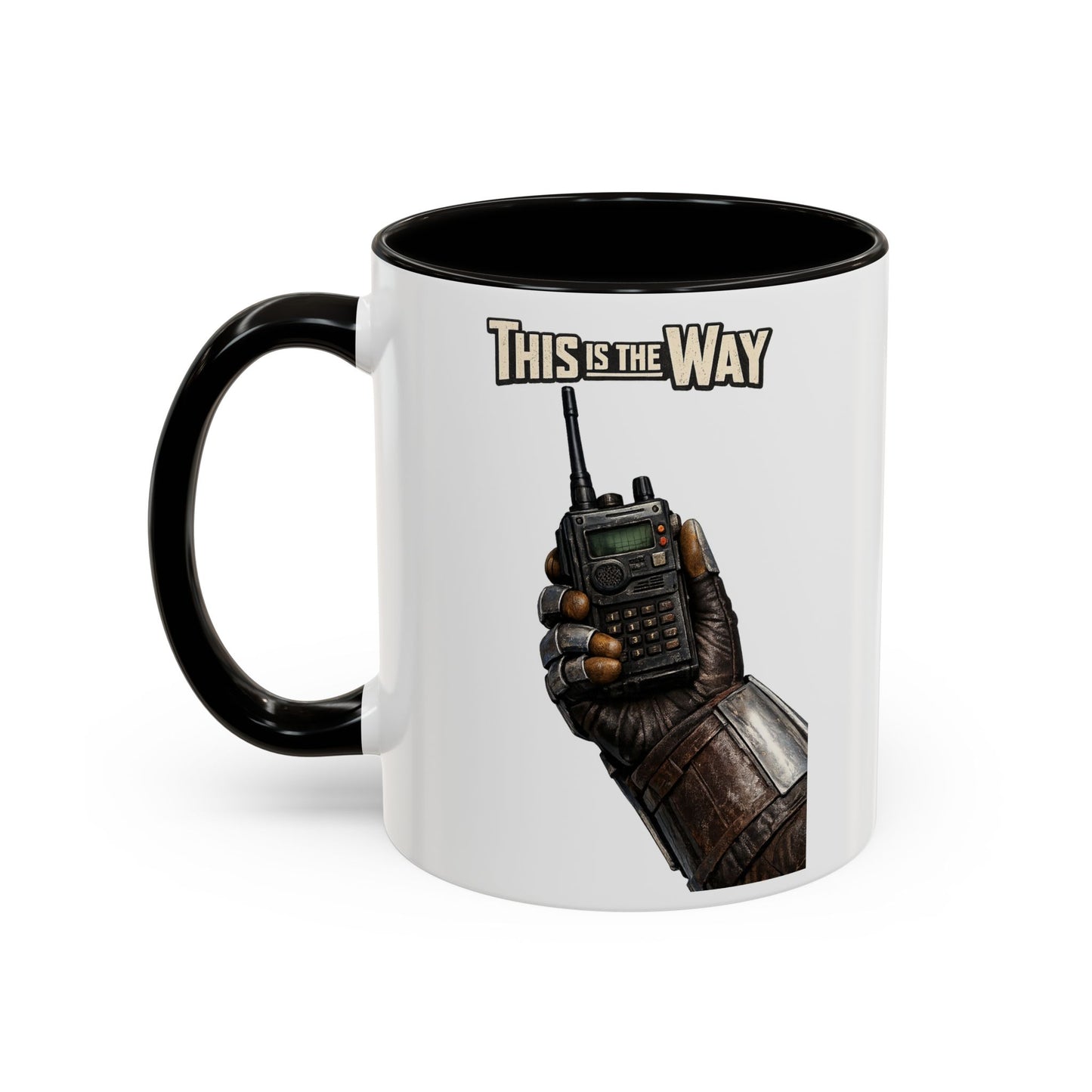 This Is The Way Mug — Mandalorian Radio Hand Coffee Cup (11oz & 15oz)