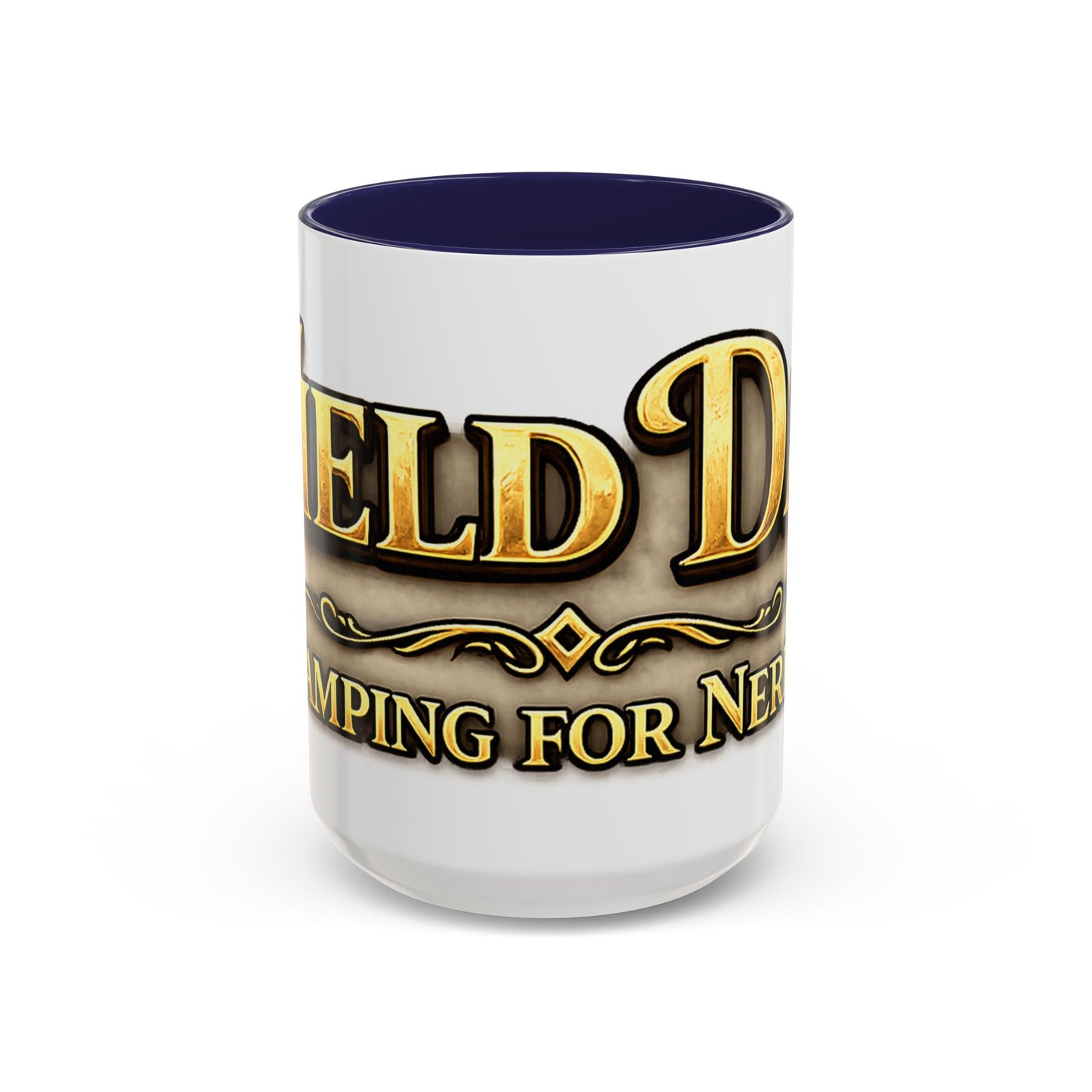 Field Day Coffee Mug — Funny ‘Camping for Nerds’ Gamer & Fantasy Fan Gift (11/15oz Accent Mug)