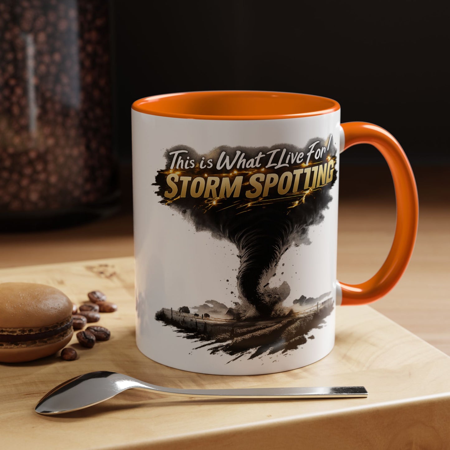 "This Is What I Live For" Storm Spotting Coffee Mug —Tornado Design (11/15oz)