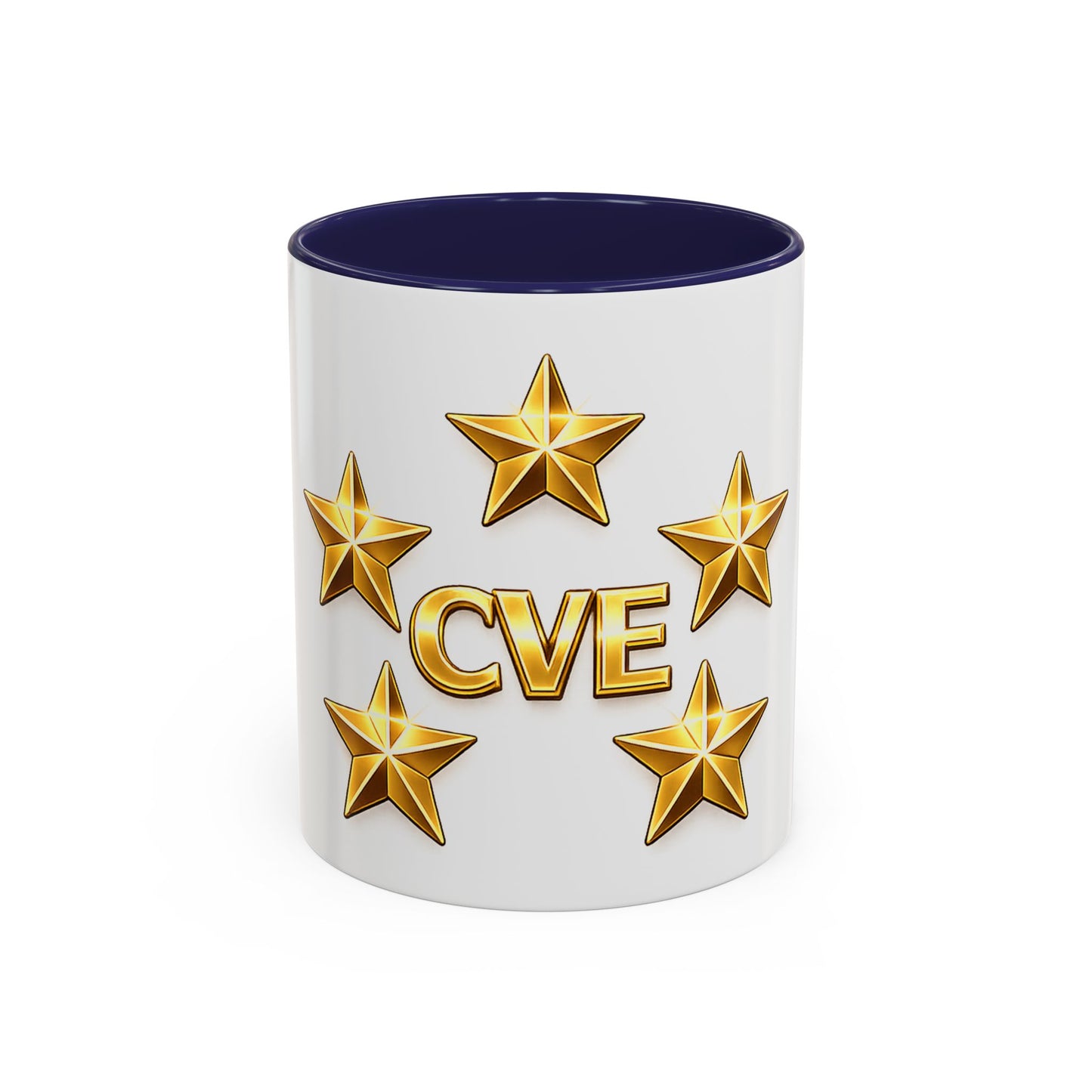 CVE Gold Star Coffee Mug — 11/15oz Accent Ceramic Mug