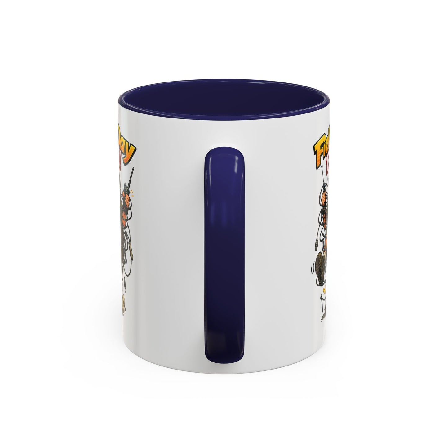 Field Day Fun! Accent Coffee Mug – Humorous Outdoor Adventure Ham Gift (11/15oz)