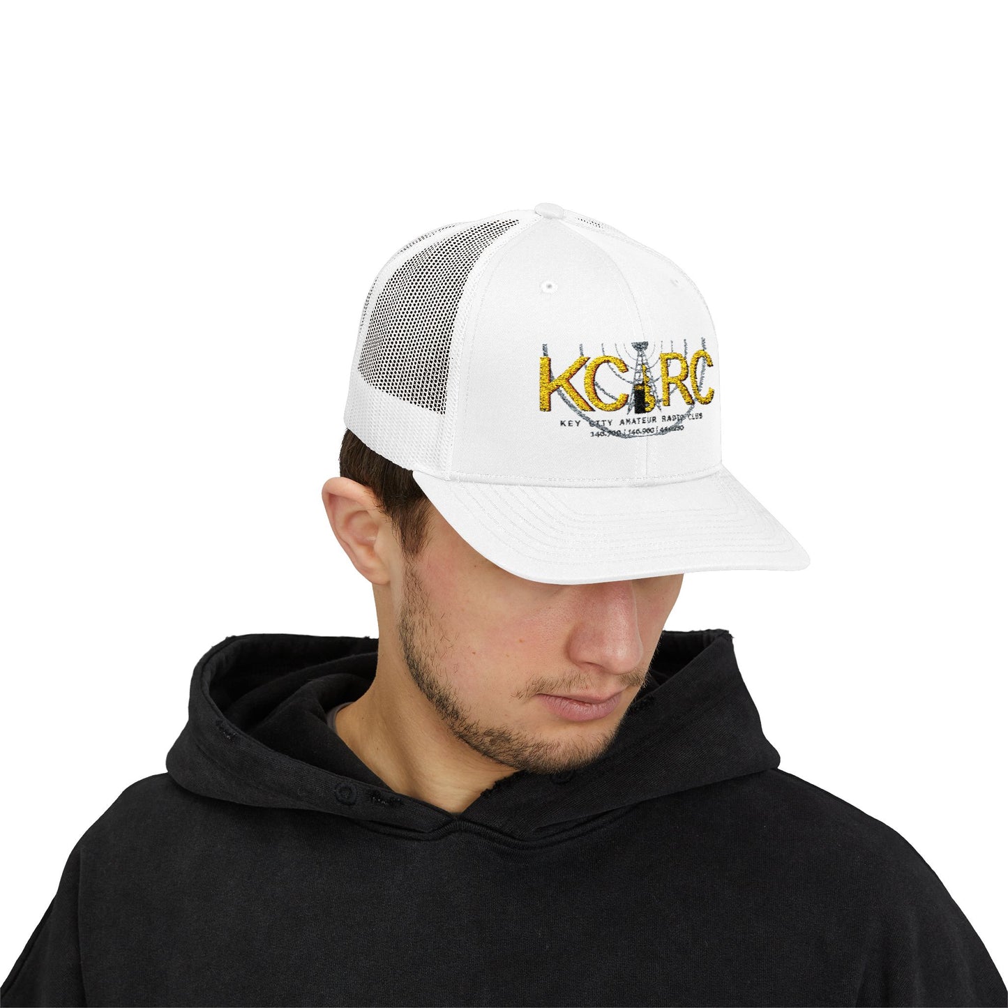 KCARC Embroidered Trucker Hat — Key City Amateur Radio Club Snapback