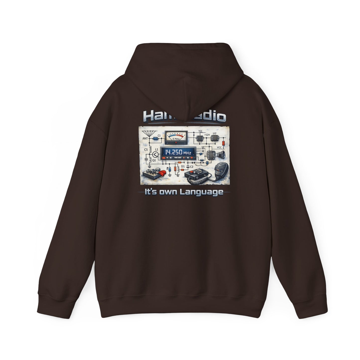 "Ham Radio: It's Our Language" Pullover for Amateur Radio Enthusiasts