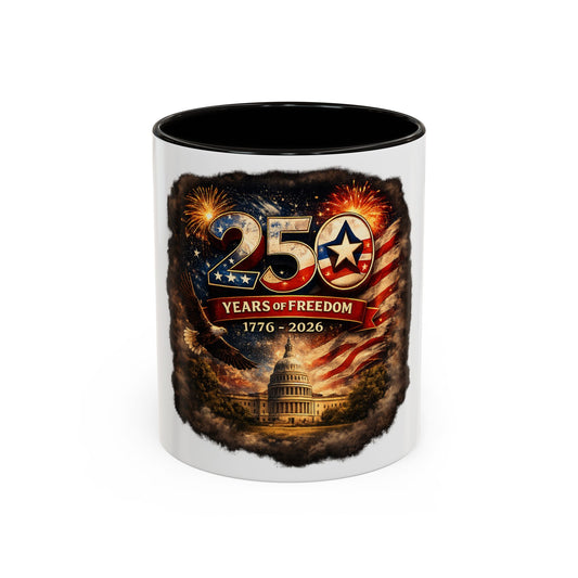 250 Years of Freedom 1776–2026 (11oz/15oz) Mug