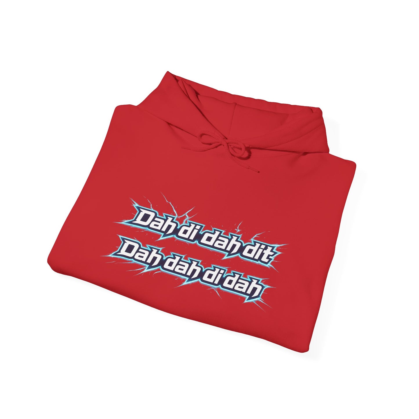 Lyric Bubble Hoodie — 'Dah di dah di dit / Dah dah di dah' Retro Text Sweatshirt