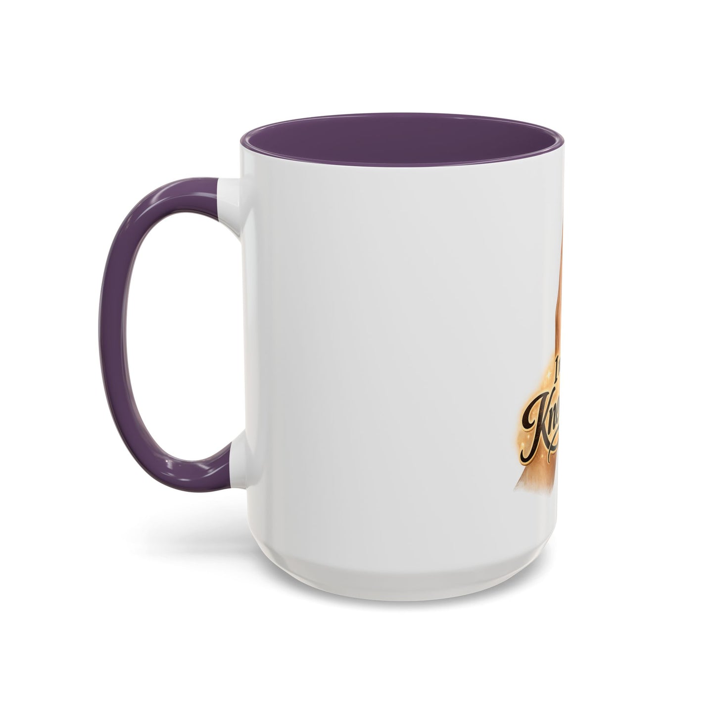 I Need My Knee Time Prayer Coffee Mug — Religious Prayer Hands Accent Mug