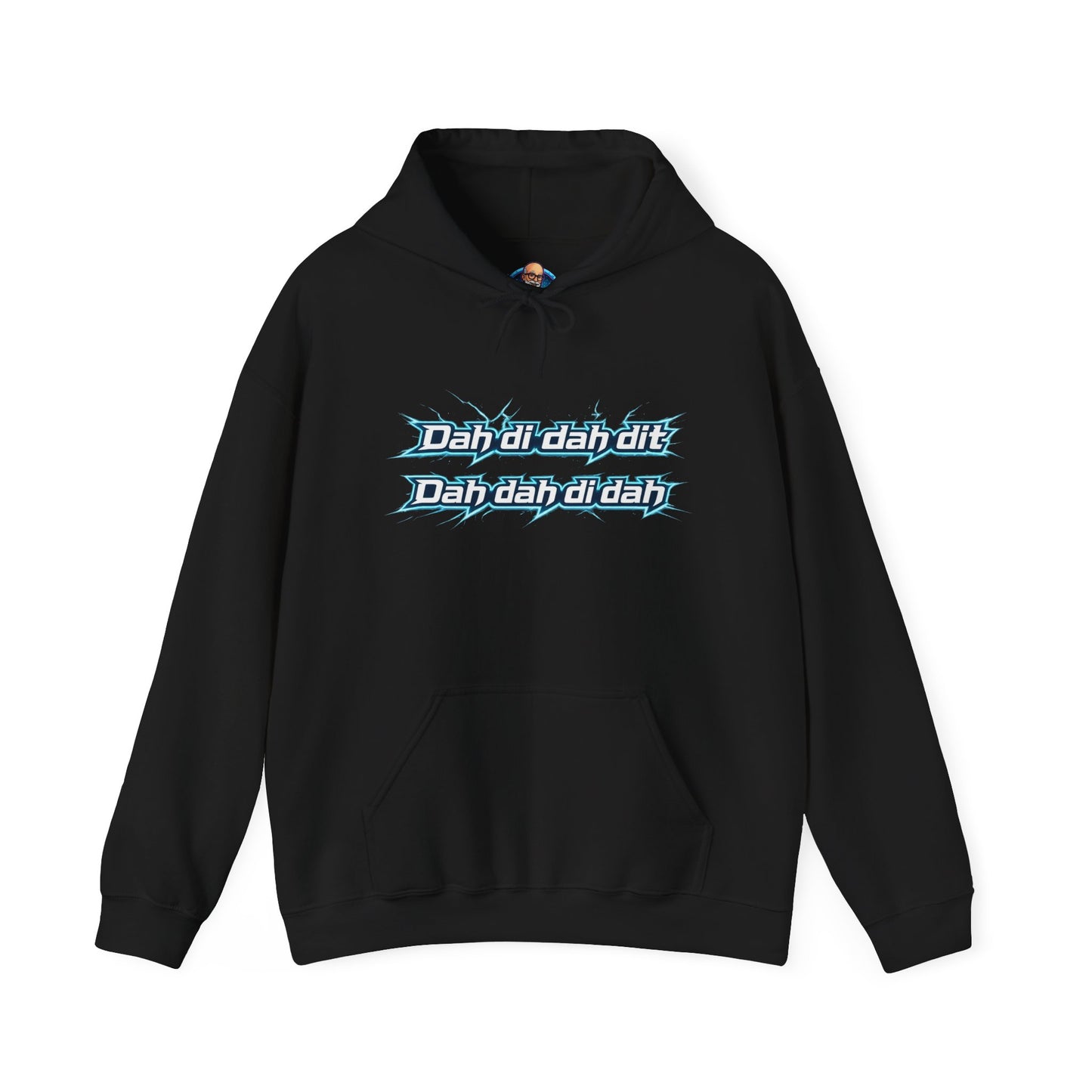 Lyric Bubble Hoodie — 'Dah di dah di dit / Dah dah di dah' Retro Text Sweatshirt