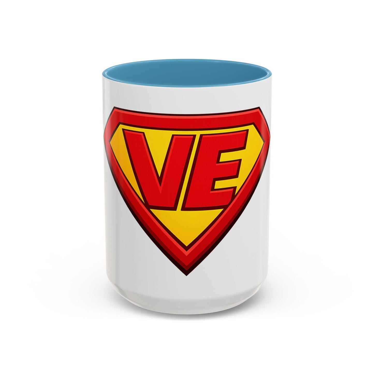 Volunteer Examiner Coffee Mug — Retro Superhero Design (11/15oz)