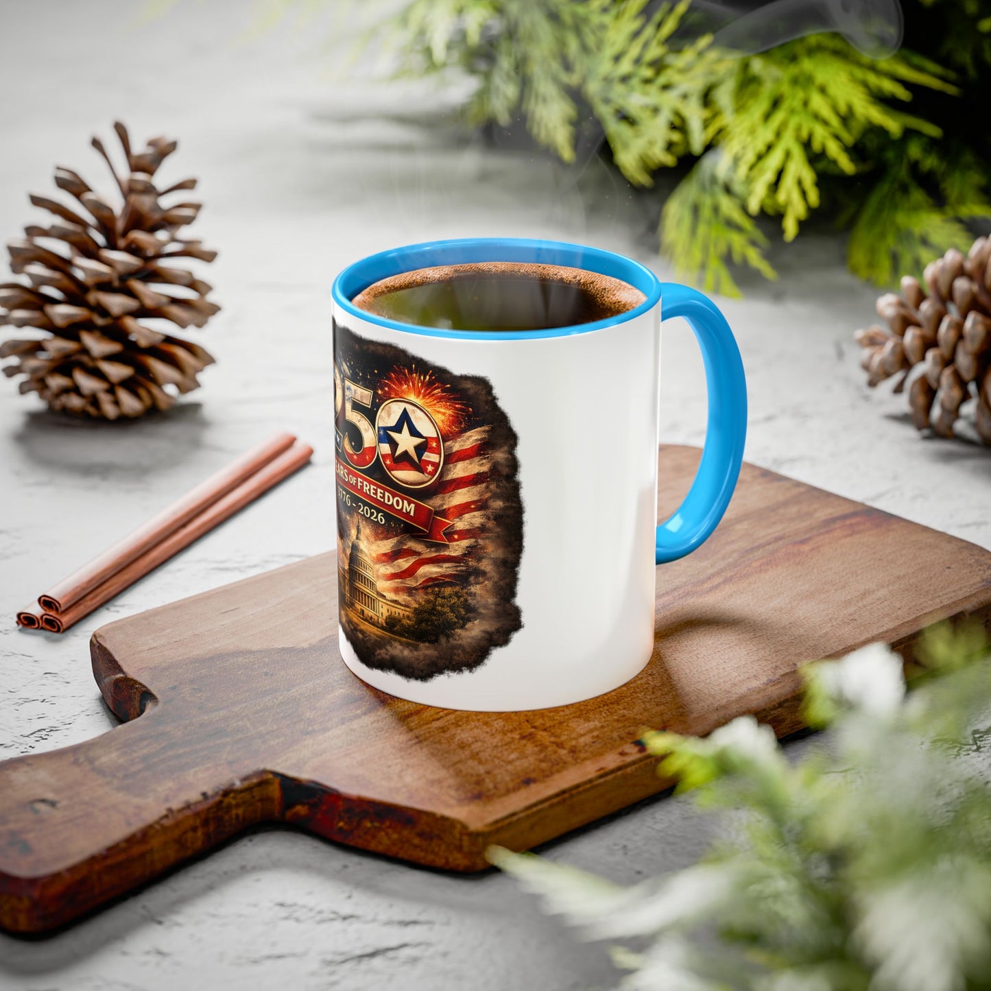 250 Years of Freedom 1776–2026 (11oz/15oz) Mug