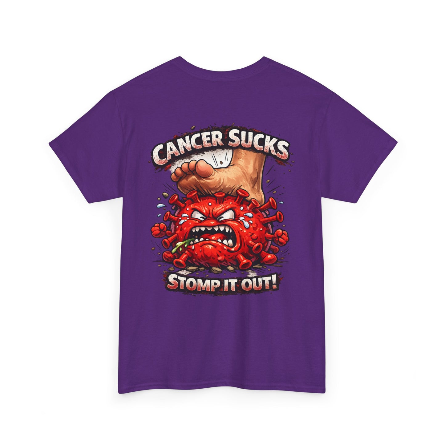 Cancer Sucks Tee — Stomp It Out Cancer Awareness T-Shirt