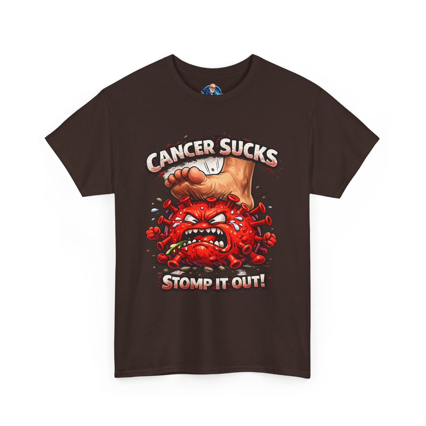 Cancer Sucks Tee — Stomp It Out Cancer Awareness T-Shirt