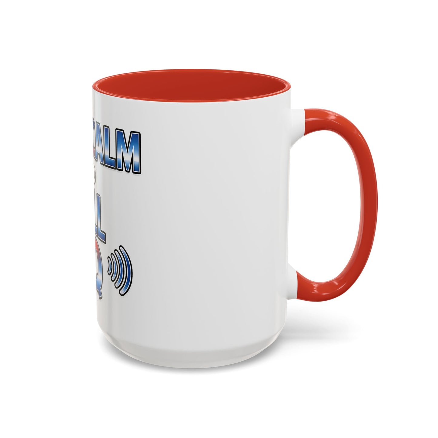 Keep Calm and Call CQ Accent Coffee Mug – Radio Operator Ham Radio Gift (11/15 oz)