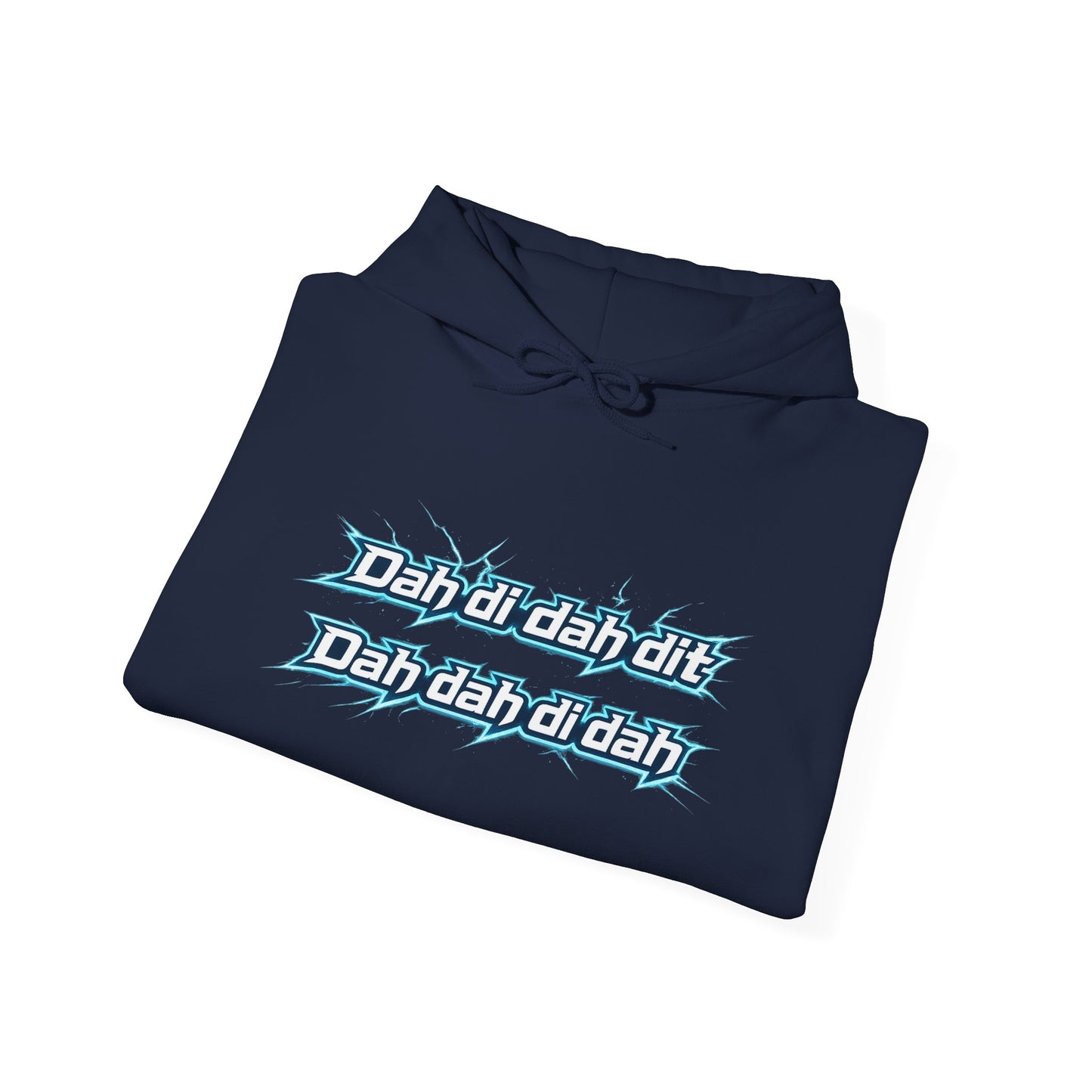 Lyric Bubble Hoodie — 'Dah di dah di dit / Dah dah di dah' Retro Text Sweatshirt