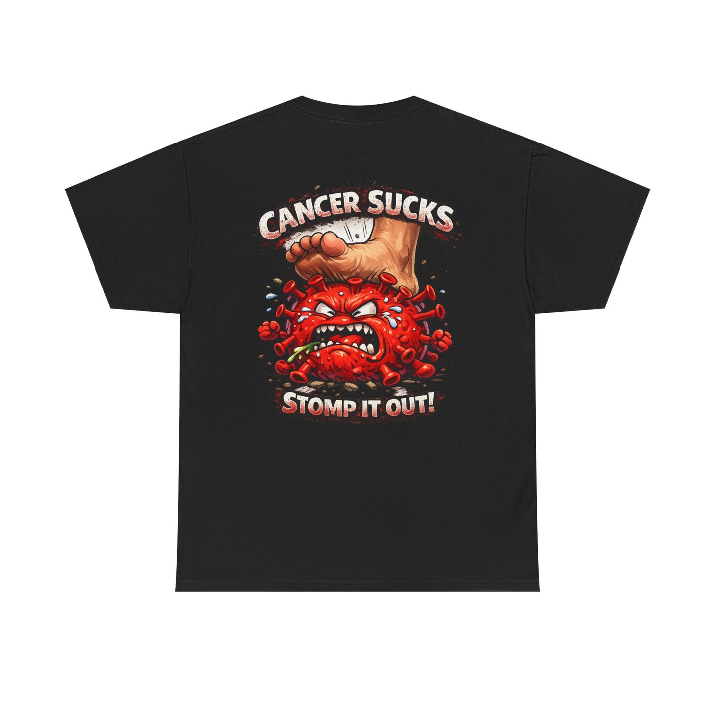 Cancer Sucks Tee — Stomp It Out Cancer Awareness T-Shirt
