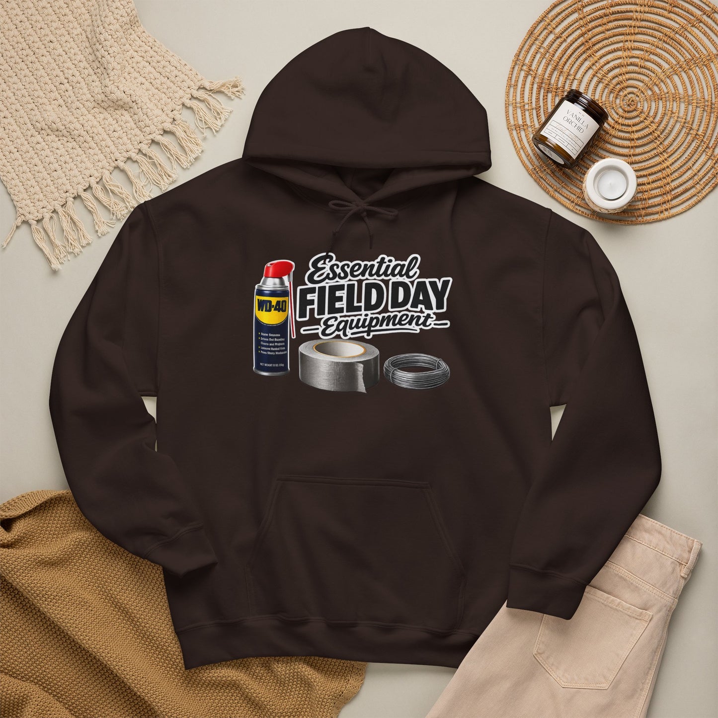 Essential Field Day Equipment Hoodie — Funny Field Day Sweatshirt