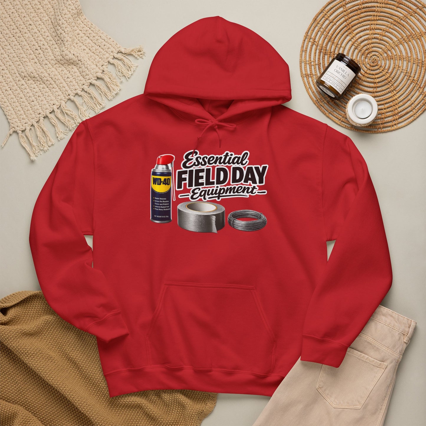 Essential Field Day Equipment Hoodie — Funny Field Day Sweatshirt
