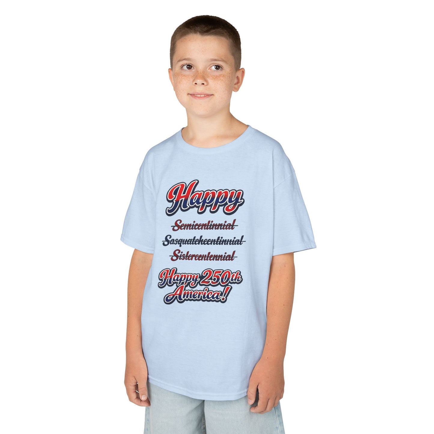 Kids Tee — Bold 250th Celebration Tee-Shirt