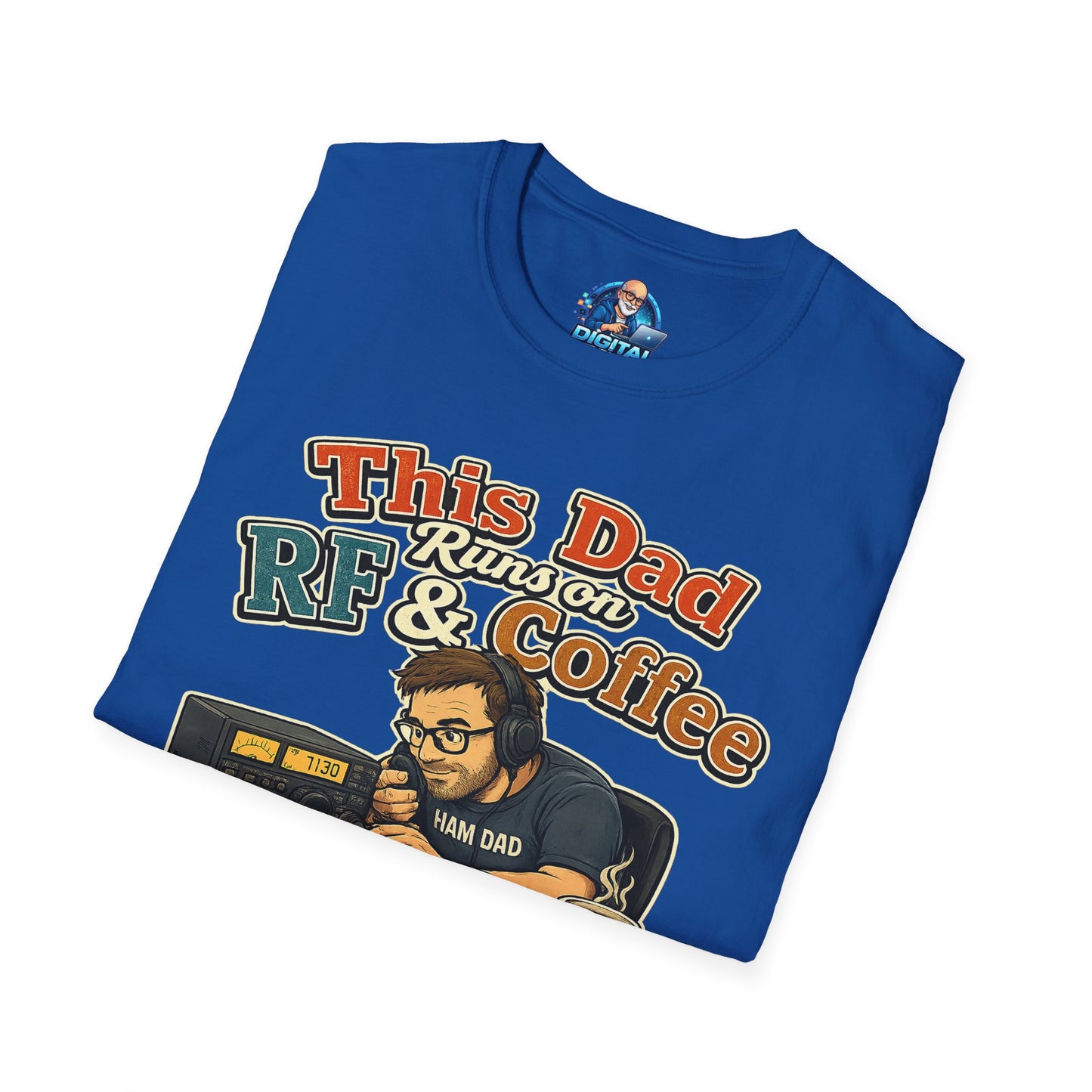 This Dad Runs on RF & Coffee T-Shirt