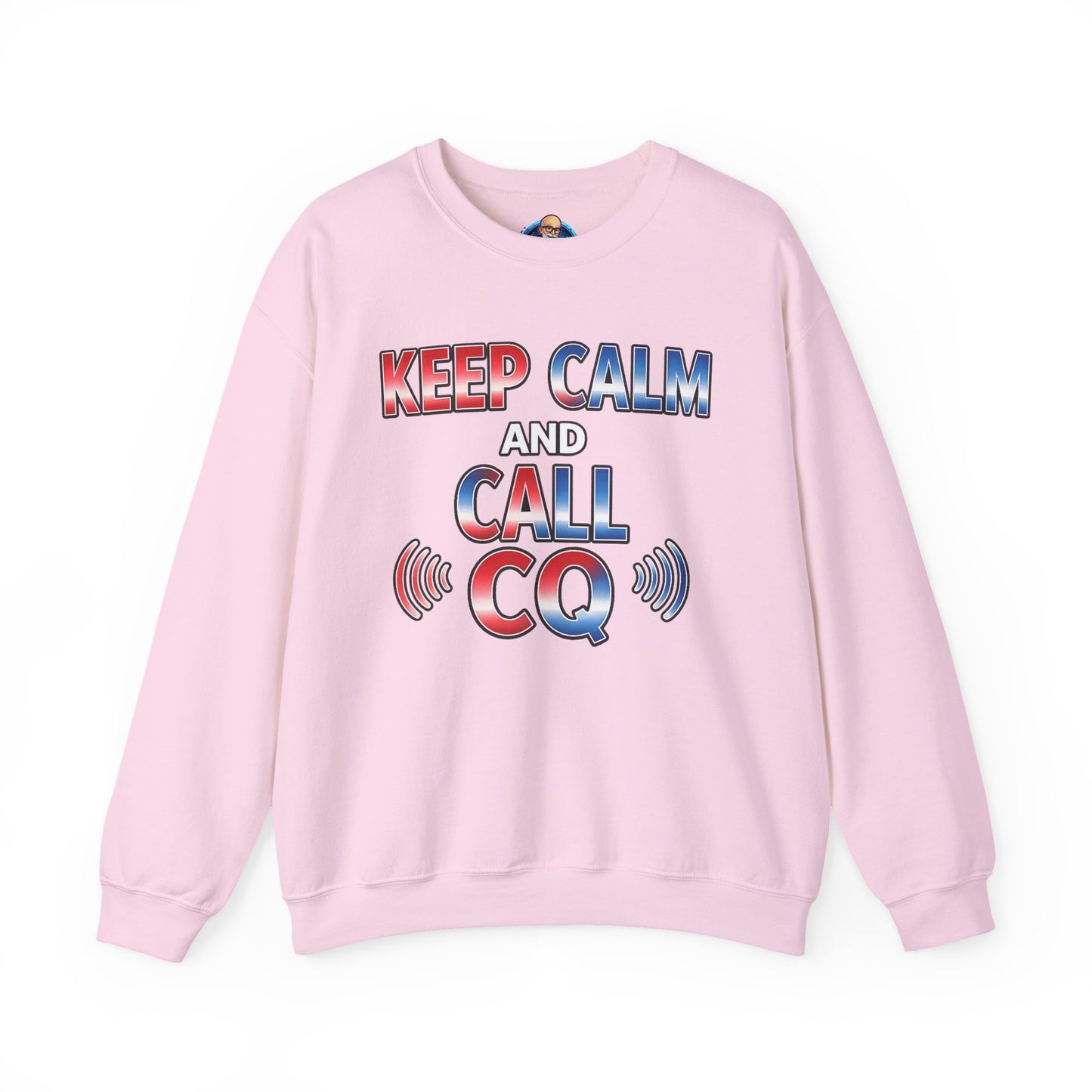 "Keep Calm and Call CQ" Patriotic Radio Operator Tee